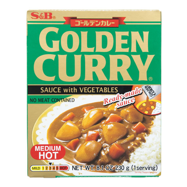 s&b instant golden curry medium hot