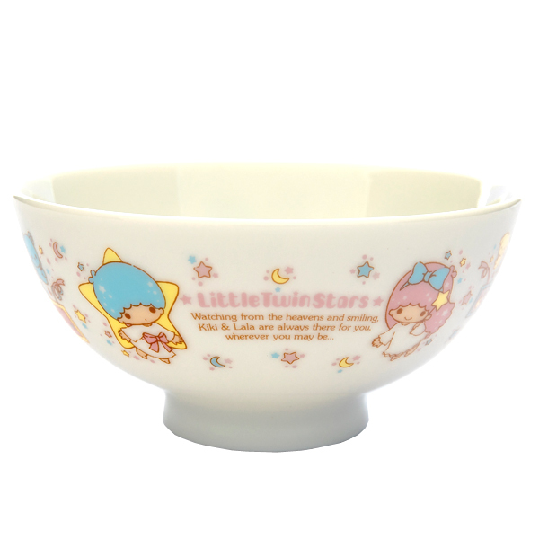 Japan Centre - Sanrio Little Twin Stars Ceramic Rice Bowl - Hello Kitty