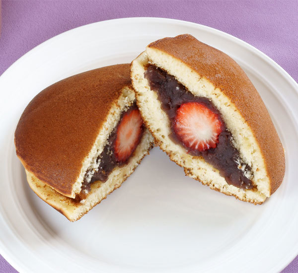 Strawberry and Red Bean Paste Dorayaki Recipe Japan Centre